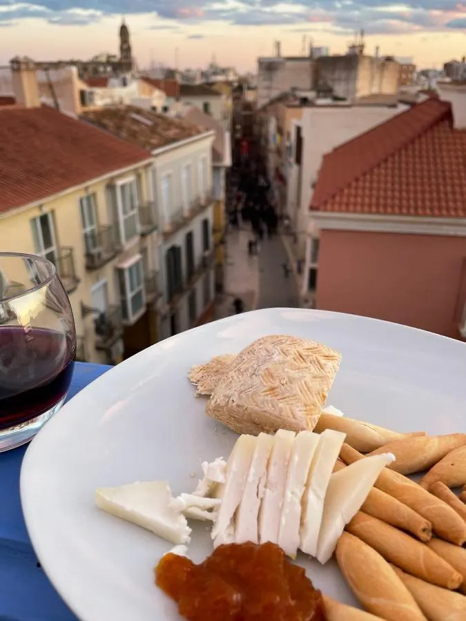 Charming Home With Private Terrace,Heart Of Malaga Spain
