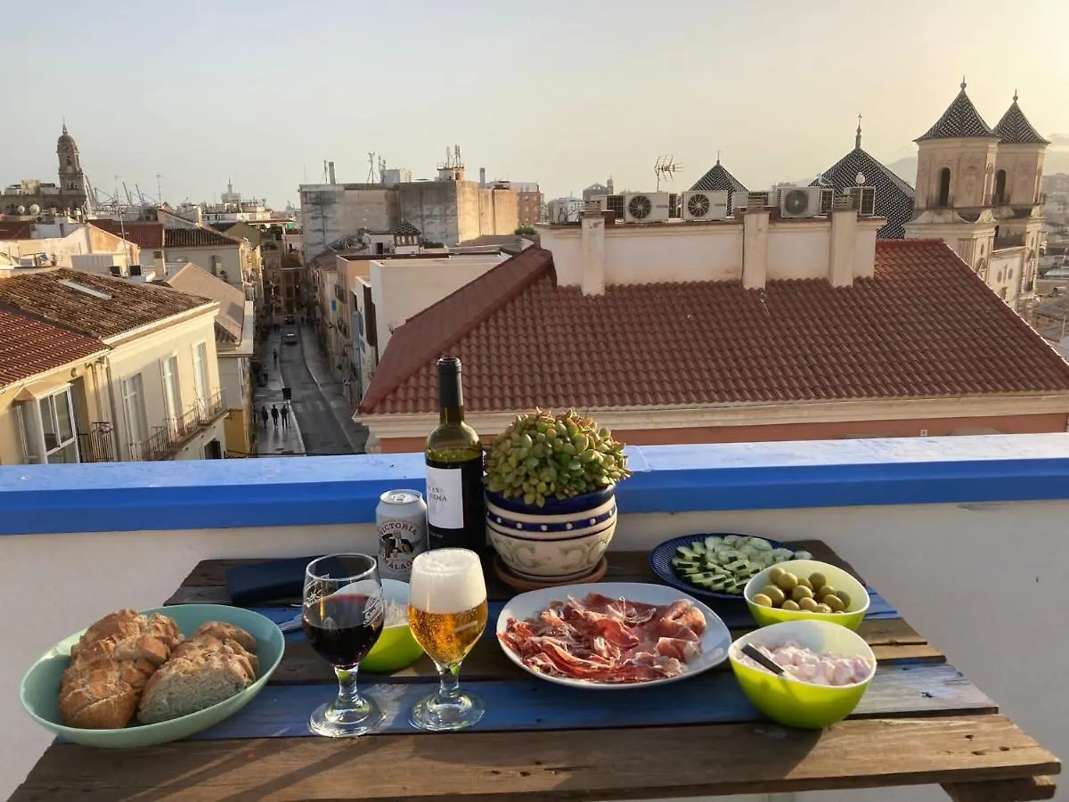 Charming Home With Private Terrace,Heart Of Malaga 0*,  Spain
