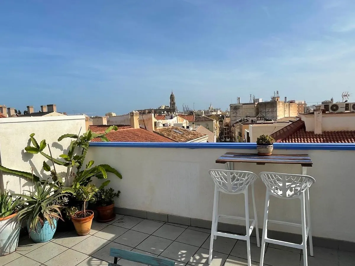 Charming Home With Private Terrace,Heart Of Malaga 0*,