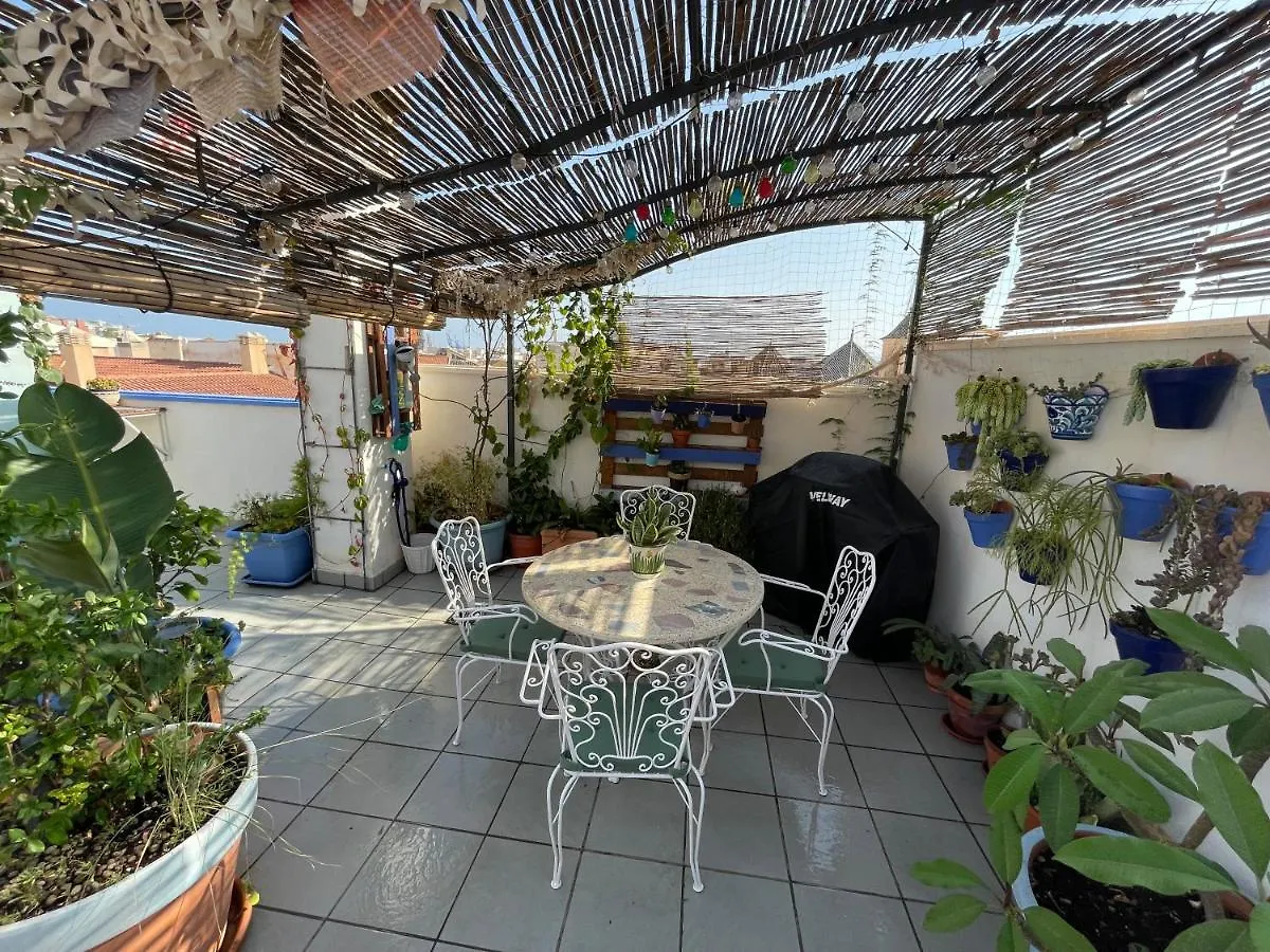 Apartment Charming Home With Private Terrace,Heart Of Malaga